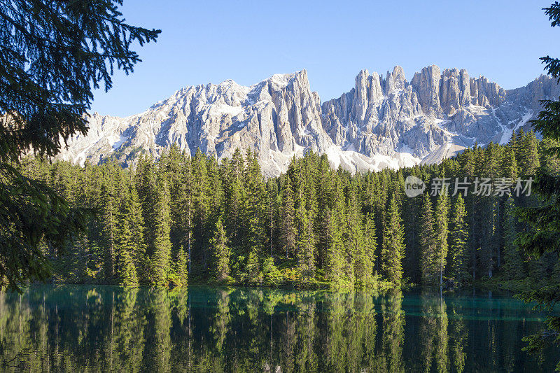 爱抚湖- Karersee, Trentino-Alto Adige，意大利